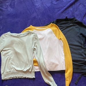 Long sleeve top bundle